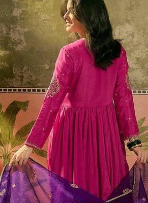 Embroidered fit & flared maxi dresses 5