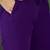Purple floral embroidered regular sequinned georgette kurta & trouser with dupatta