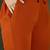 Orange floral embroidered regular sequinned georgette kurta & trouser with dupatta