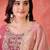 Women embroidered straight kurta & trousers with dupatta
