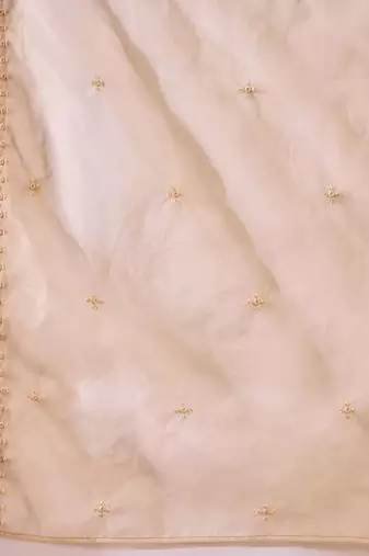 Women embroidered straight kurta & trousers with dupatta