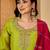 Floral embroidered kurta with palazzos & dupatta
