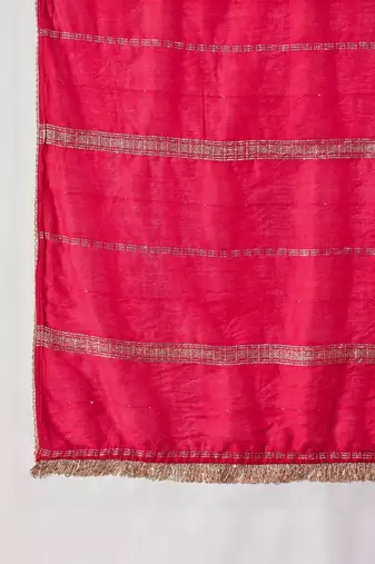 Floral embroidered kurta with palazzos & dupatta