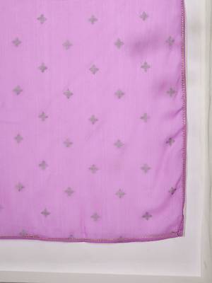 Women ethnic motifs printed empire kurta with trousers & with dupatta 4