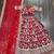 Maroon Viscose Semi Stitched Lehenga Choli with Embroidery & Sequence Work