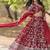 Maroon Viscose Semi Stitched Lehenga Choli with Embroidery & Sequence Work