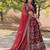 Maroon Viscose Semi Stitched Lehenga Choli with Embroidery & Sequence Work