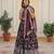 Purple Viscose Semi Stitched Lehenga Choli with Embroidery & Sequence Work