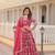 Rani Viscose Semi Stitched Lehenga Choli with Embroidery & Sequence Work