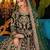 Green Velvet Semi Stitched Lehenga Choli with Embroidery & Zari Work