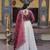Maroon Silk Semi Stitched Lehenga Choli with Embroidery & Zari Work