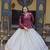 Purple Silk Free Size Stitched Lehenga Choli with Embroidery & Mirror Work