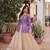 Off White Silk Free Size Stitched Lehenga Choli with Embroidery & Jequard Work