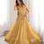 Mustard Silk Free Size Stitched Lehenga Choli with Embroidery & Pearl Work