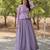 Lavender Simmer Free Size Stitched Lehenga Choli with Embroidery & Jequard Work