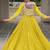 Yellow Silk Free Size Stitched Lehenga Choli with Embroidery & Mirror Work