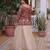 Off White Silk Free Size Stitched Lehenga Choli with Embroidery & Jequard Work