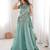 Blue Silk Free Size Stitched Lehenga Choli with Embroidery & Pearl Work