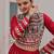 Red Silk Free Size Stitched Lehenga Choli with Embroidery & Mirror Work