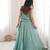 Blue Silk Free Size Stitched Lehenga Choli with Embroidery & Pearl Work