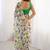 Green heavy chiffon lace border saree with blouse