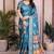 Rama premium cotton silk saree with blouse