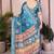 Rama premium cotton silk saree with blouse