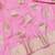 Pink zari woven baluchari silk traditional saree with blouse piece