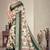 Green cotton silk digital print saree with blouse
