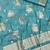 Blue zari woven baluchari silk traditional saree with blouse piece