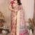 Chiku cotton silk bandhej print saree with blouse