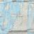 Light blue zari woven baluchari silk traditional saree with blouse piece