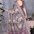 Wine cotton silk digital print saree with blouse