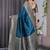 Rama soft lichi silk saree with blouse