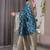 Rama soft lichi silk saree with blouse