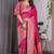 Pink soft lichi silk saree with blouse