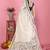 White soft linen cotton printed saree