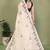 White soft linen cotton printed saree