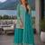 Sky blue chinon sequence embroidered semi stitched salwar suit