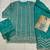 Sky blue chinon sequence embroidered semi stitched salwar suit