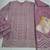 Light pink chinon sequence embroidered semi stitched salwar suit