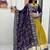 NAVRATRI WEAR LEMON MUSTARD COLOR COTTON EMBROIDERED THREAD SEQUENCE  WORK LEHENGA CHOLI SET FULL STITCHED.