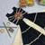 NAVRATRI WEAR BLACK COLOR PURE COTTON SOLID -PRINTED LEHENGA SHRUG FULL STITCHED.