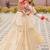 NAVRATRI WEAR WHITE COLOR COTTON RIBBON LACE WORK LEHENGA CHOLI KOTI SET FULL STITCHED.