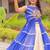 NAVRATRI WEAR BLACK COLOR PURE COTTON SOLID -PRINTED LEHENGA SHRUG FULL STITCHED.
