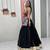 NAVRATRI WEAR BLACK COLOR COTTON SOLID LEHENGA WITH KEDIYA TOP FULL STITCHED