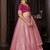 Embroidered Sequinned Net Semi-Stitched Lehenga & Unstitched Blouse & Dupatta