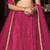 Embroidered Sequinned Net Semi-Stitched Lehenga & Unstitched Blouse & Dupatta