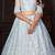 Embroidered Net Semi-Stitched Lehenga & Unstitched Blouse With Dupatta