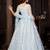 Embroidered Net Semi-Stitched Lehenga & Unstitched Blouse With Dupatta